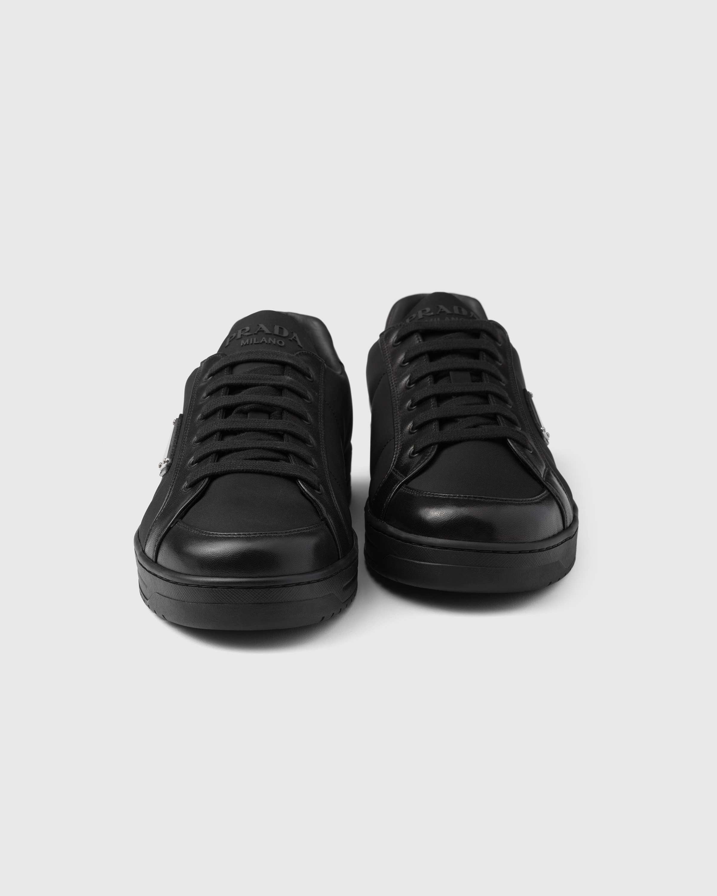 Downtown nappa leather and Re-Nylon sneakers - 5
