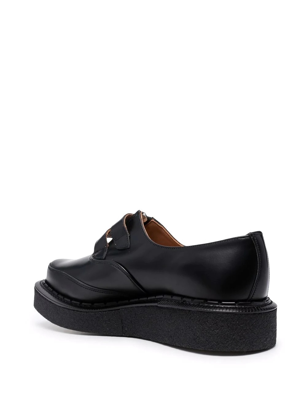 double-buckle Derby shoes - 3