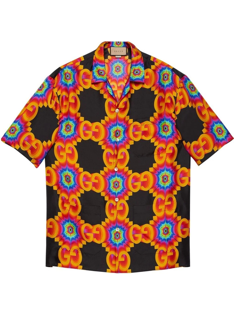 GG Kaleidoscope silk shirt - 1