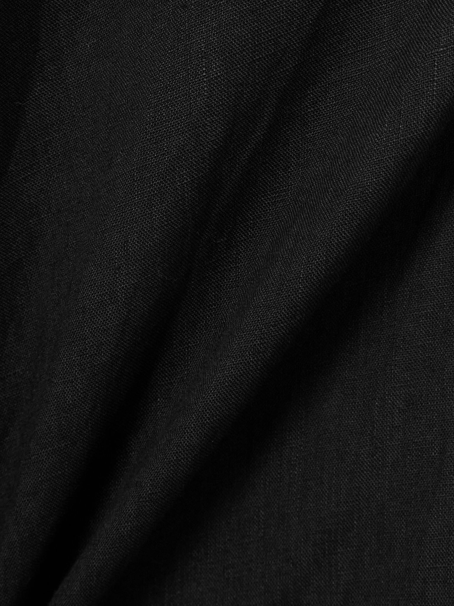 Light and Sound convertible linen-blend maxi skirt Black - 6