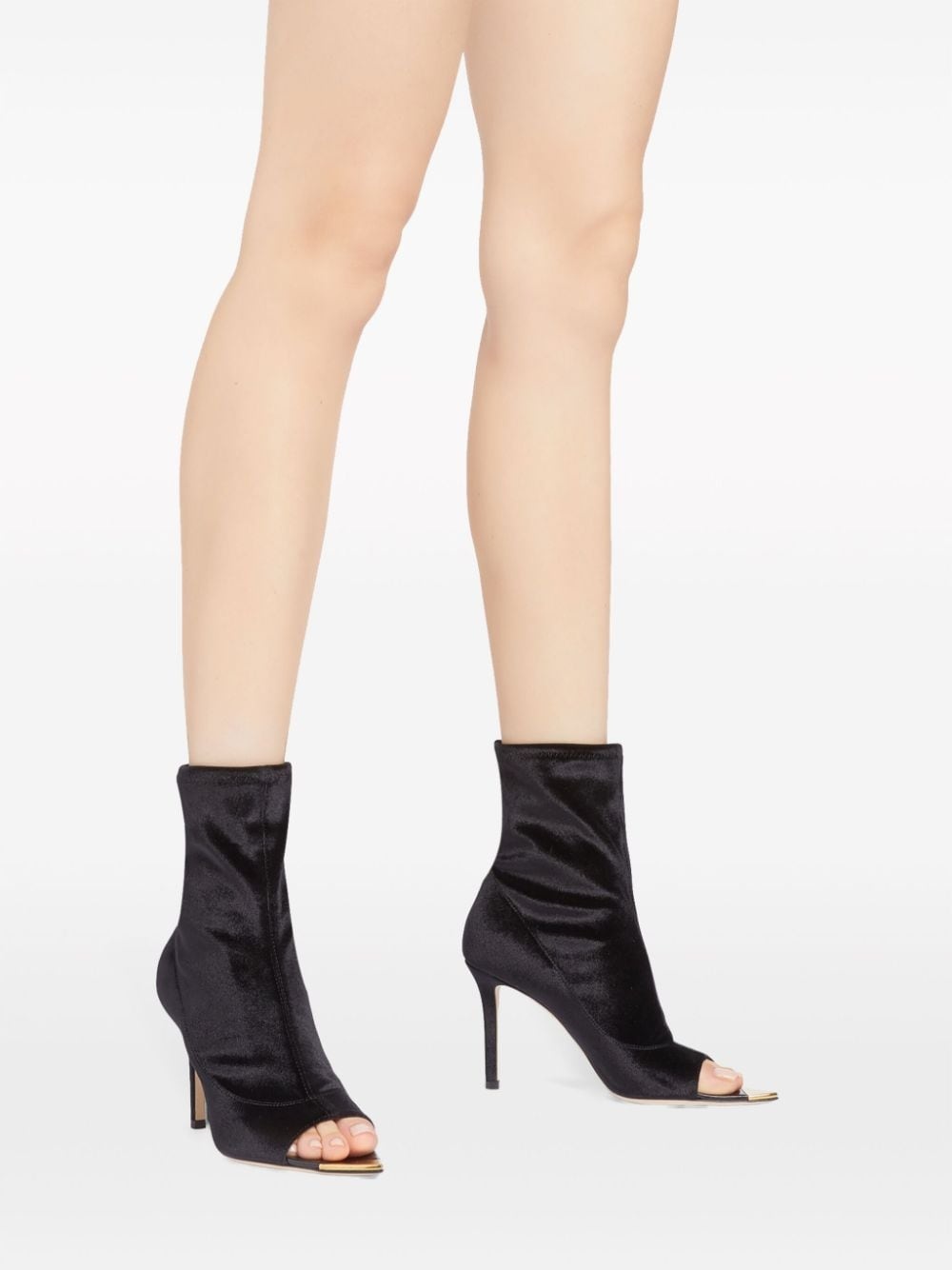 Intriigo 105mm velvet boots - 5