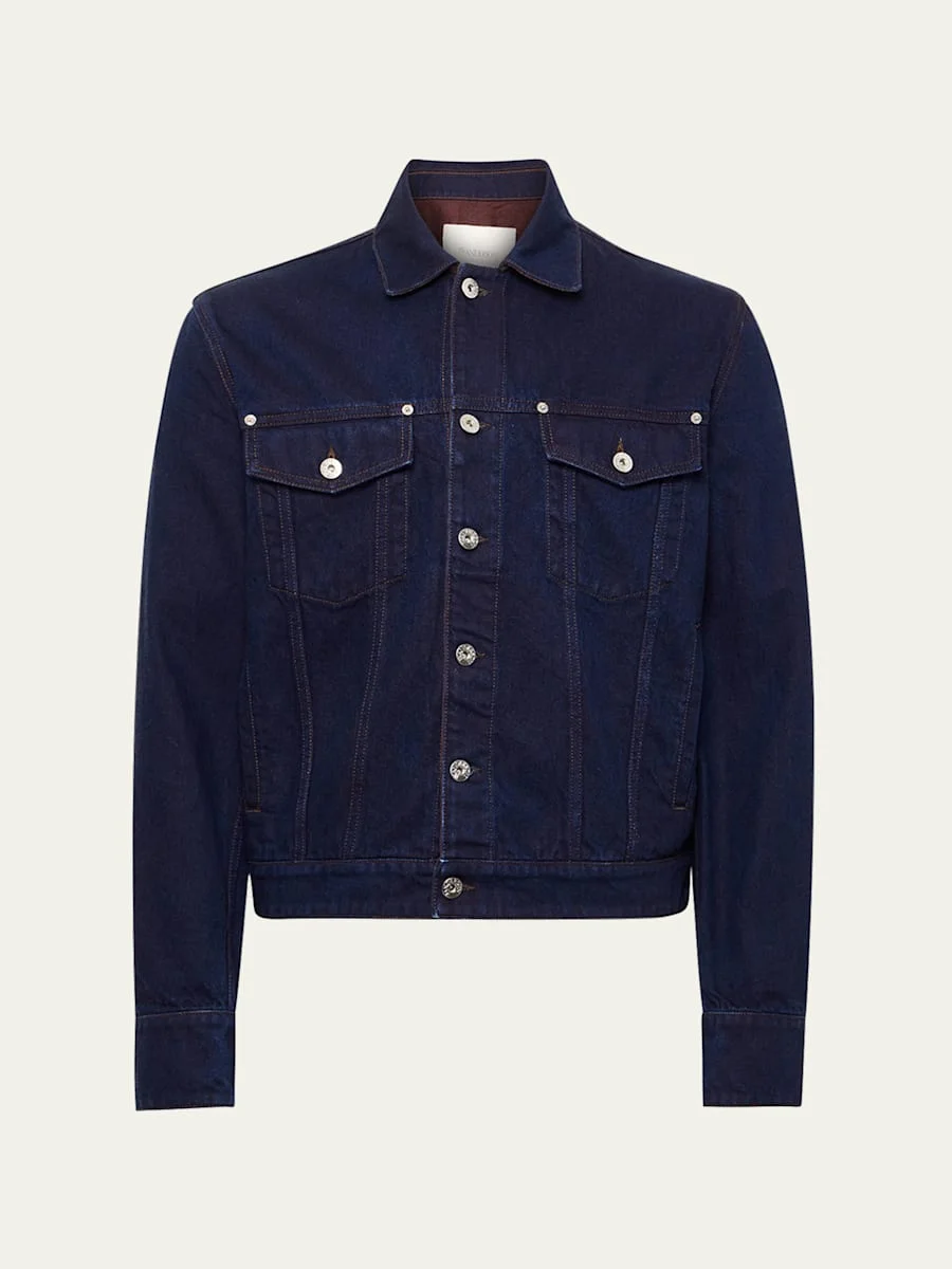 Men's Turn-Up Cuff Trucker jacket - 1