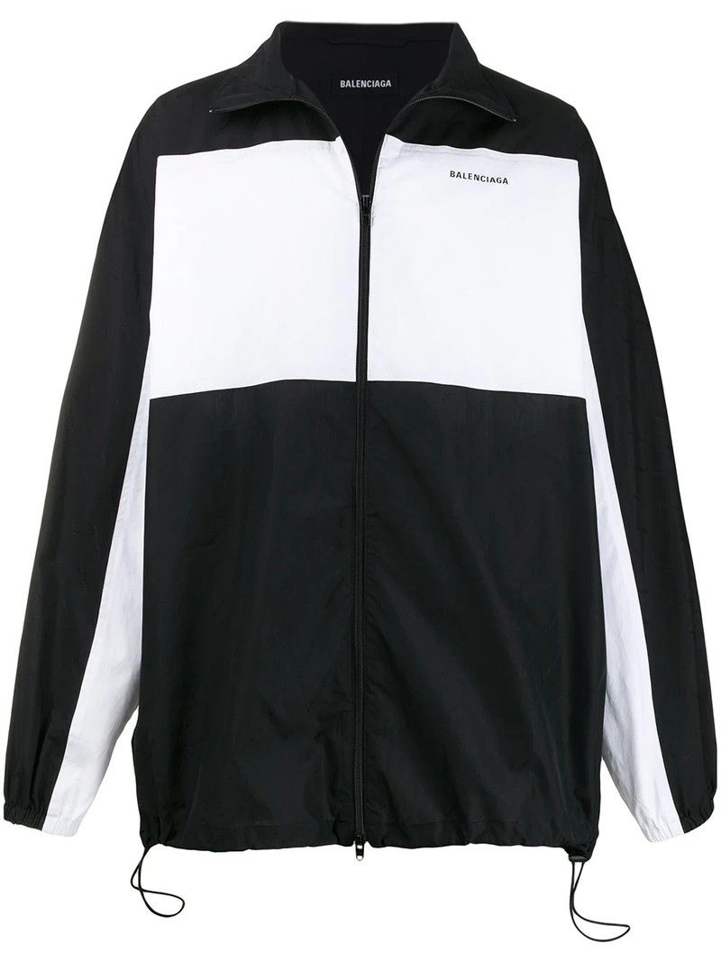 zip-up track jacket - 1