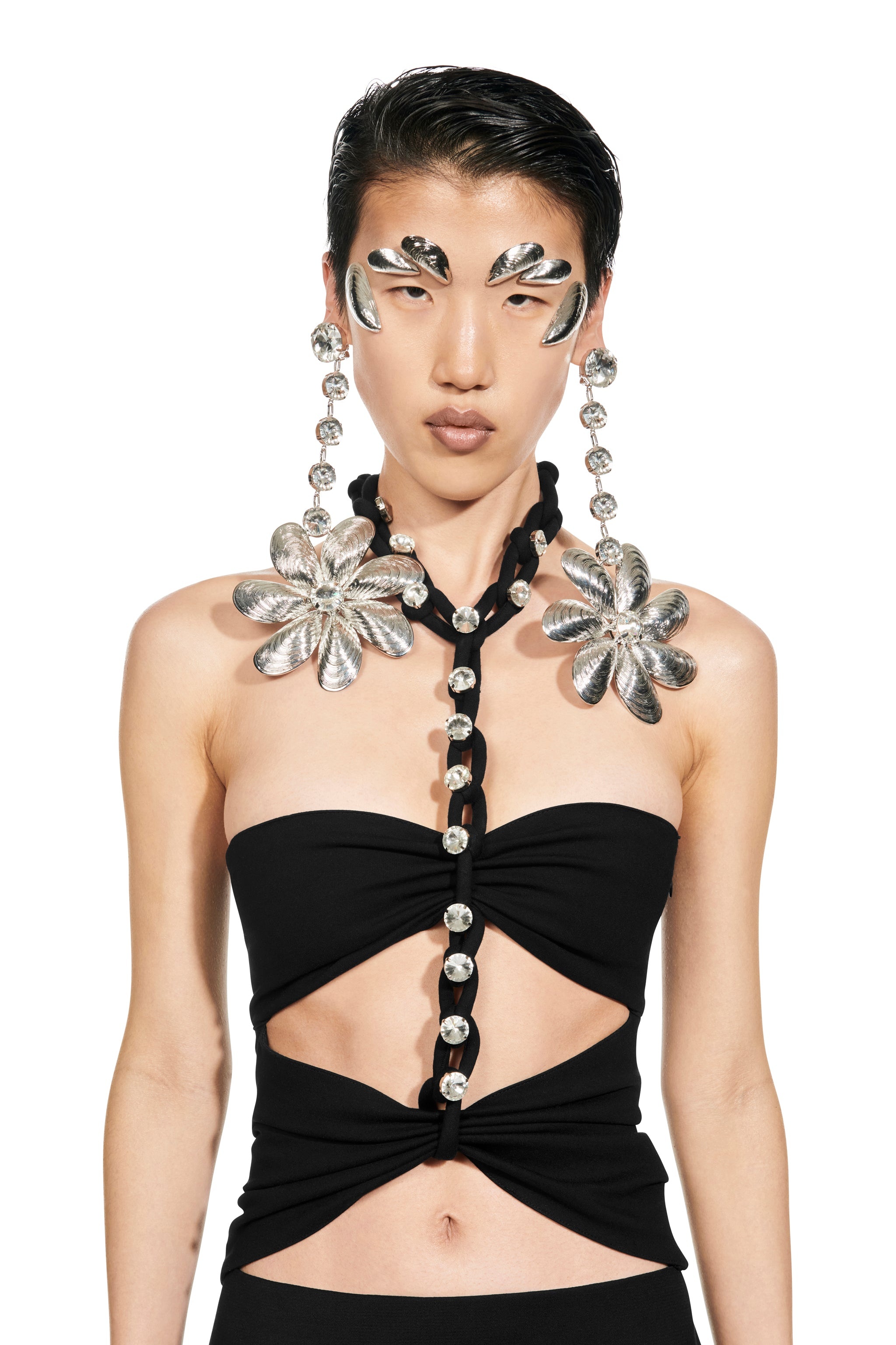 CHAIN LINK  HALTER TOP - 3