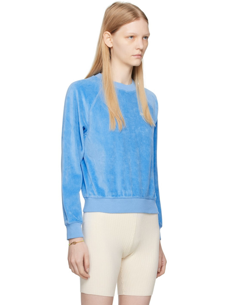 Blue Raglan Sweater 2