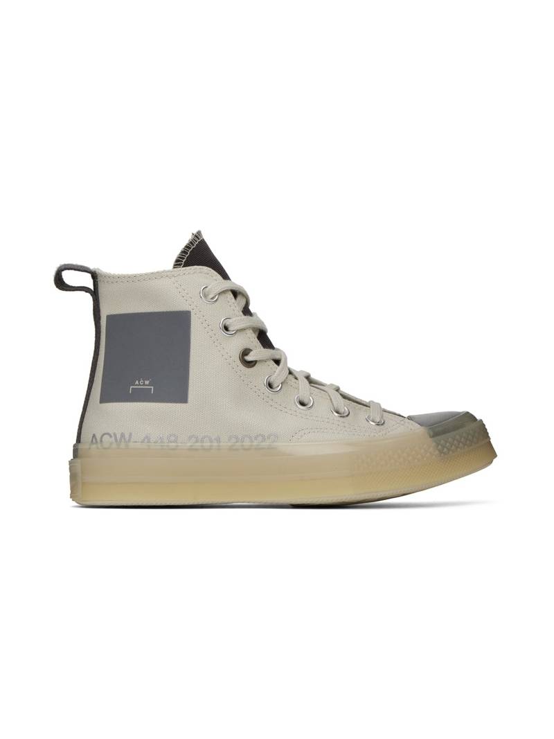 Off-White & Gray Converse Edition Chuck 70 Sneakers 1