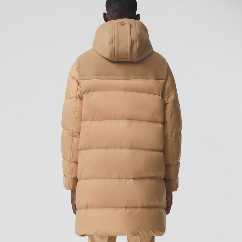 Nylon and Technical Wool Down-filled Duffle Coat 4