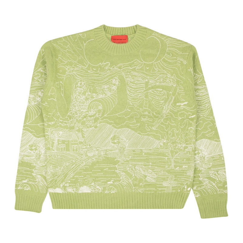 Who Decides War Duality Crewneck Sweater 'Sage' 1