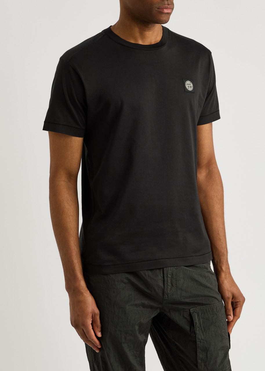 Stone Island Logo Cotton T-shirt - 2