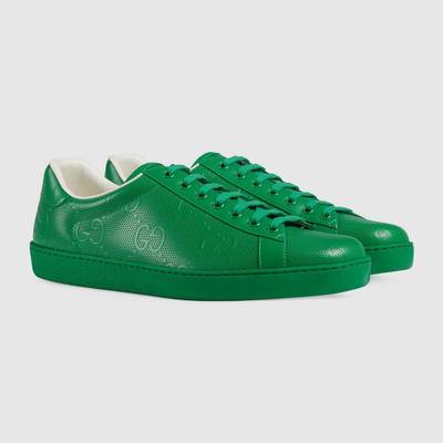 GUCCI Men's Ace GG embossed sneaker outlook