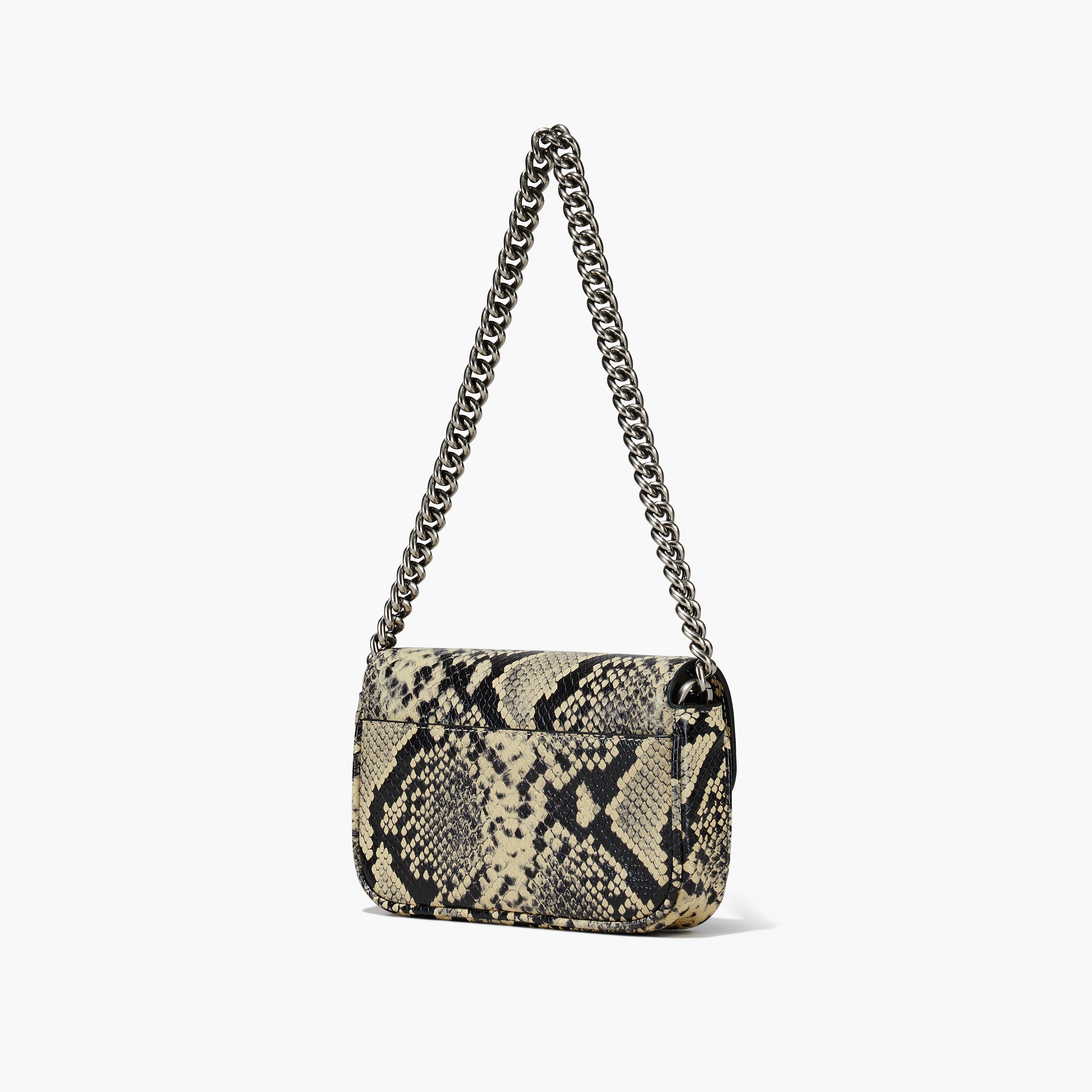 THE SNAKE-EMBOSSED J MARC MINI SHOULDER BAG - 3