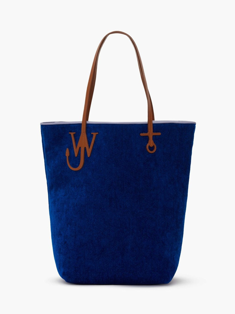 TALL ANCHOR TOTE - CHENILLE TOTE BAG - 1