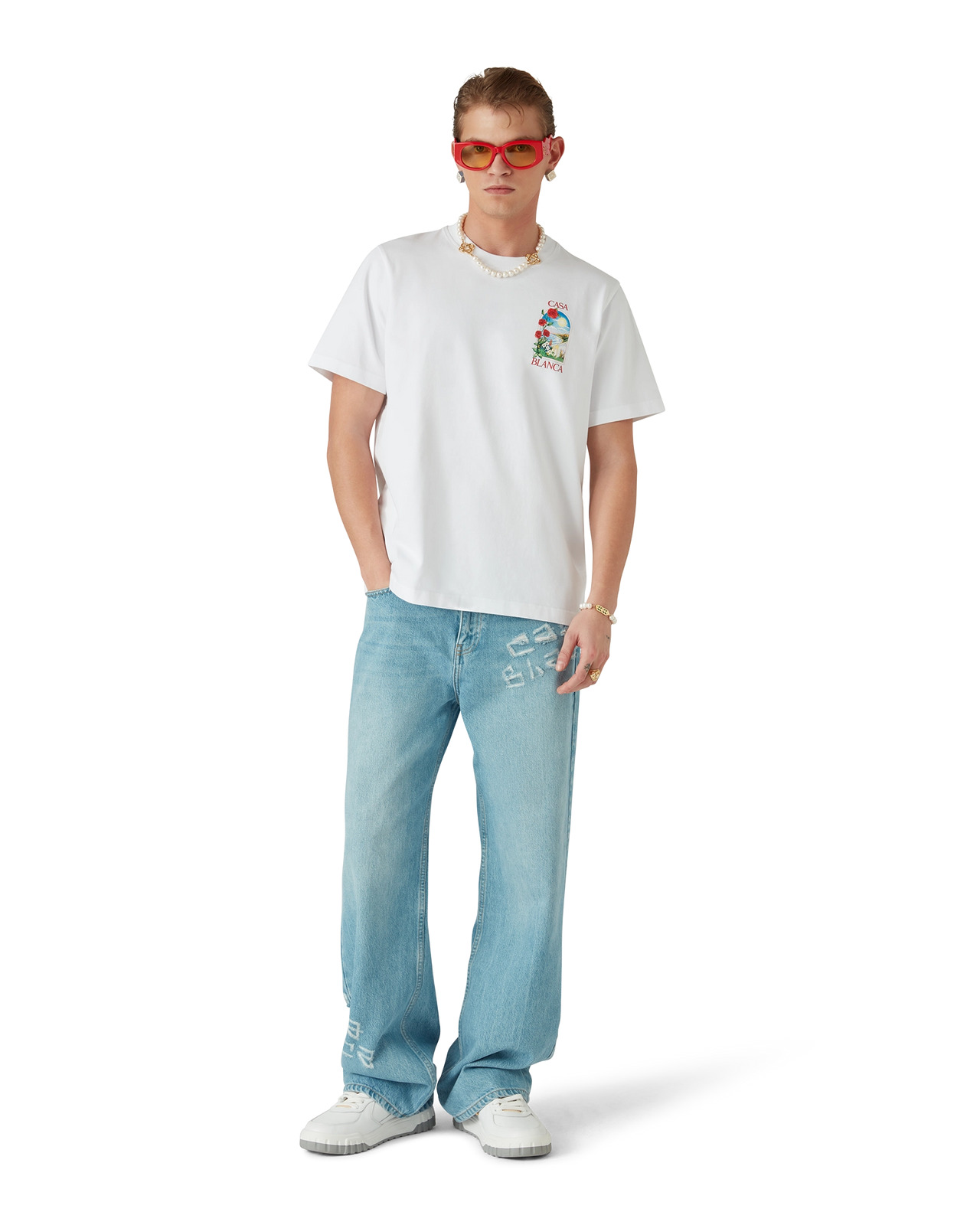 CASABLANCA La Days T-Shirt | Casablanca Paris | REVERSIBLE