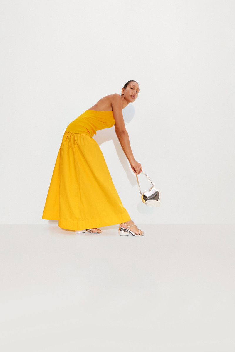 Junjo Combo Dress In Sherbert Orange 5