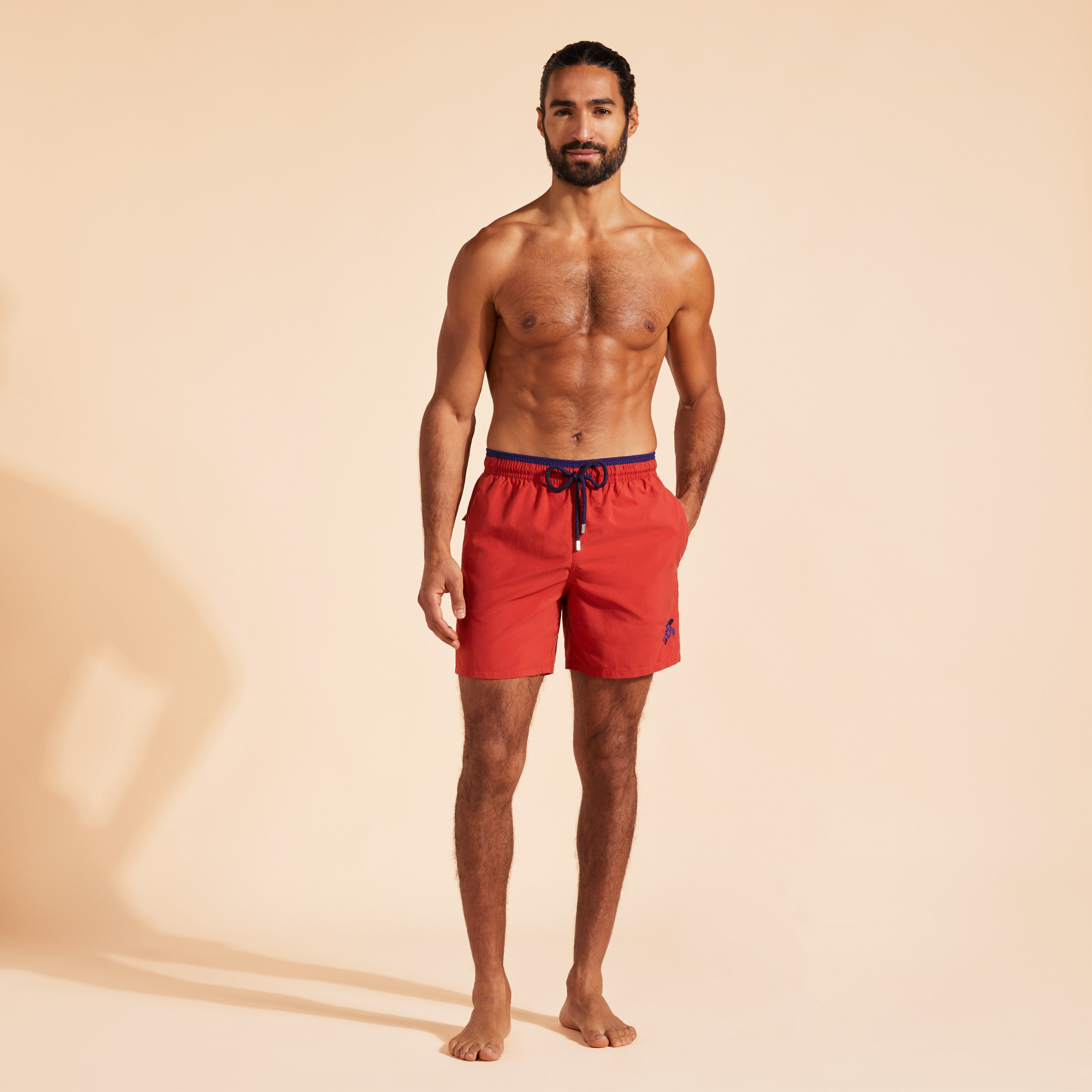 Men Swim Trunks Bicolor - 3