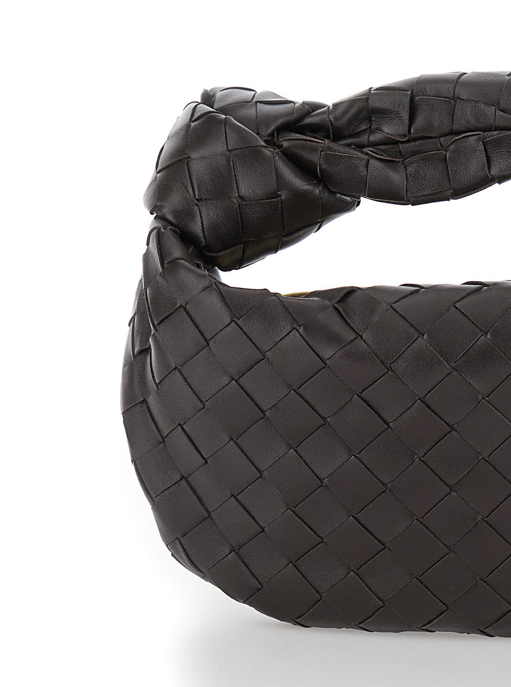 Bottega Veneta Women 'Mini Jodie' Brown Handbag In Intreccio Nappa Leather Woman - 5