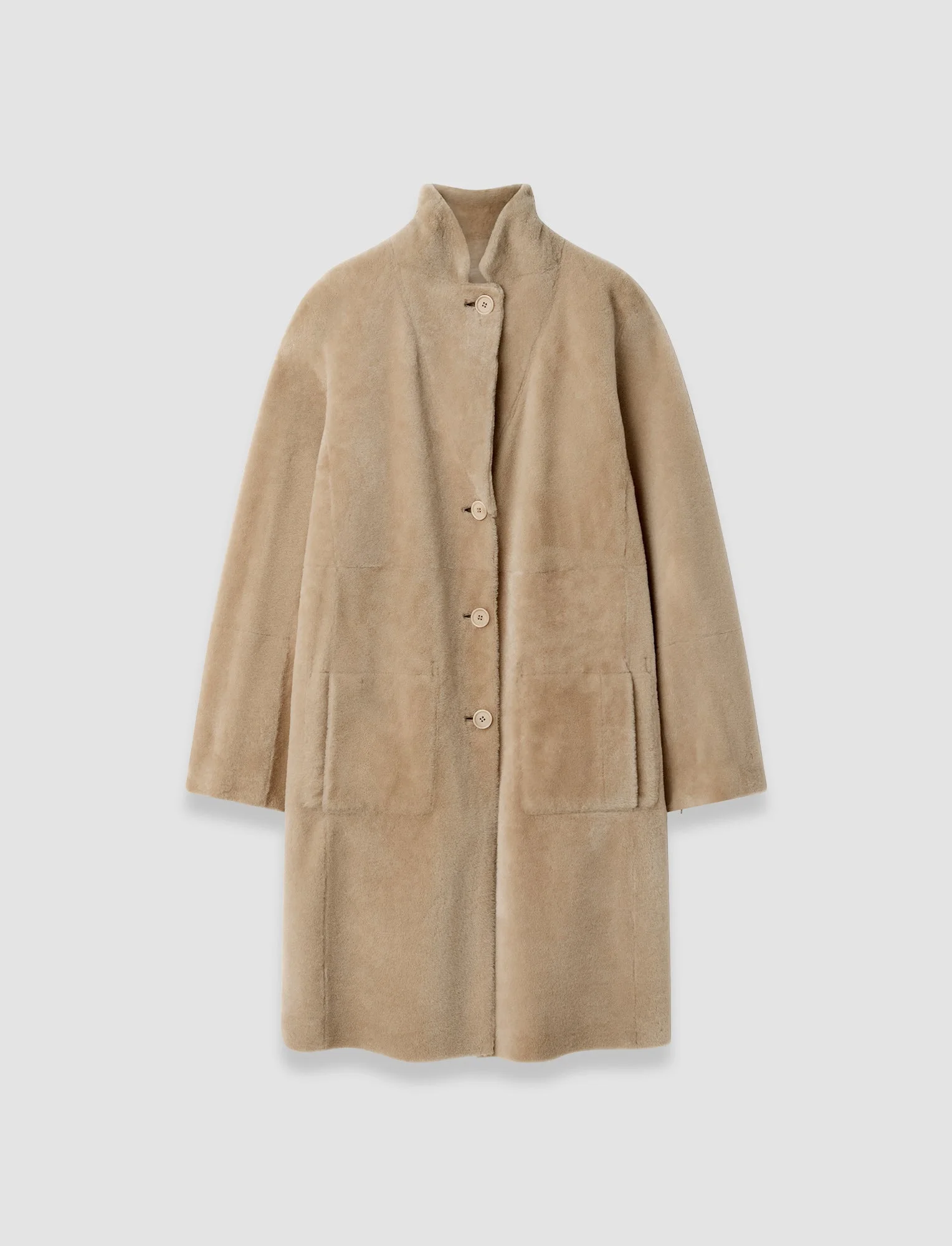 Britanny Reversible Soft Shearling Jacket - 1