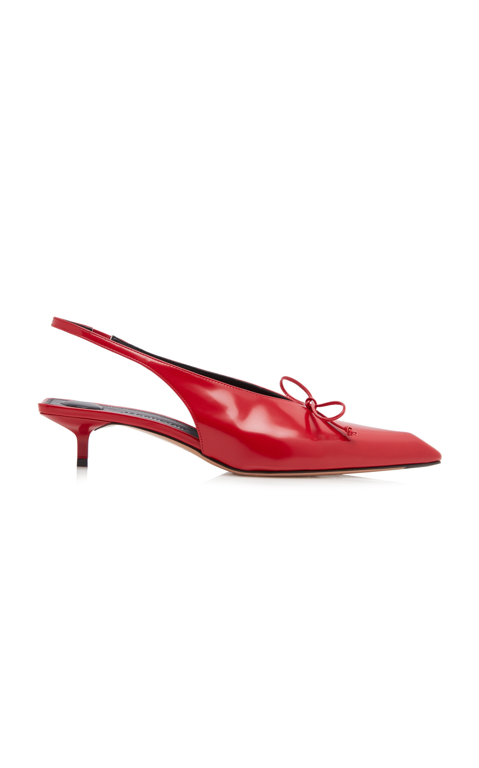 Cubisto Leather Slingback Pumps red - 1