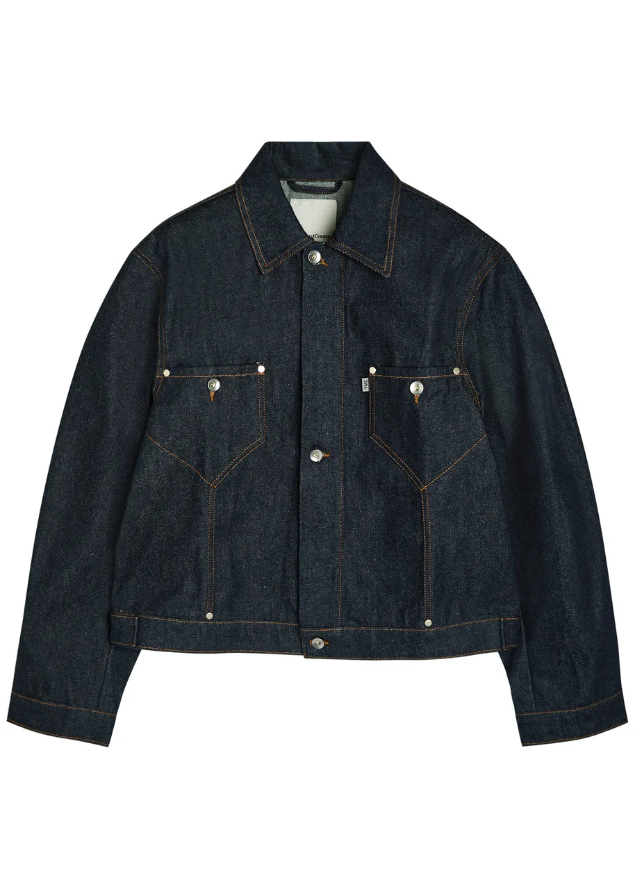 Ymc Raw Panelled Denim Jacket - 1