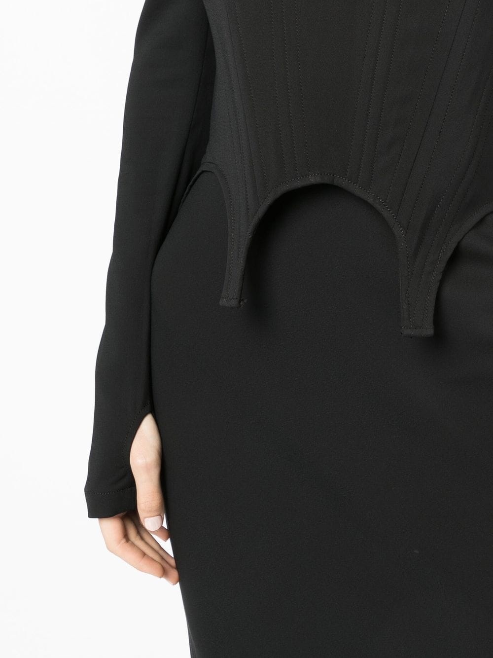 arch longline corset dress - 5