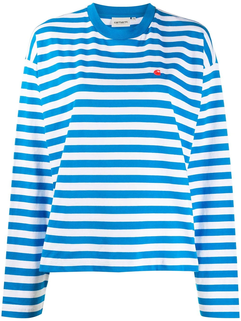 striped long-sleeved T-shirt - 1