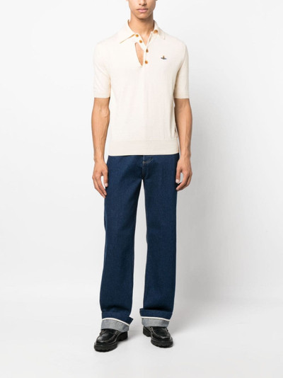 Vivienne Westwood ripped polo shirt outlook