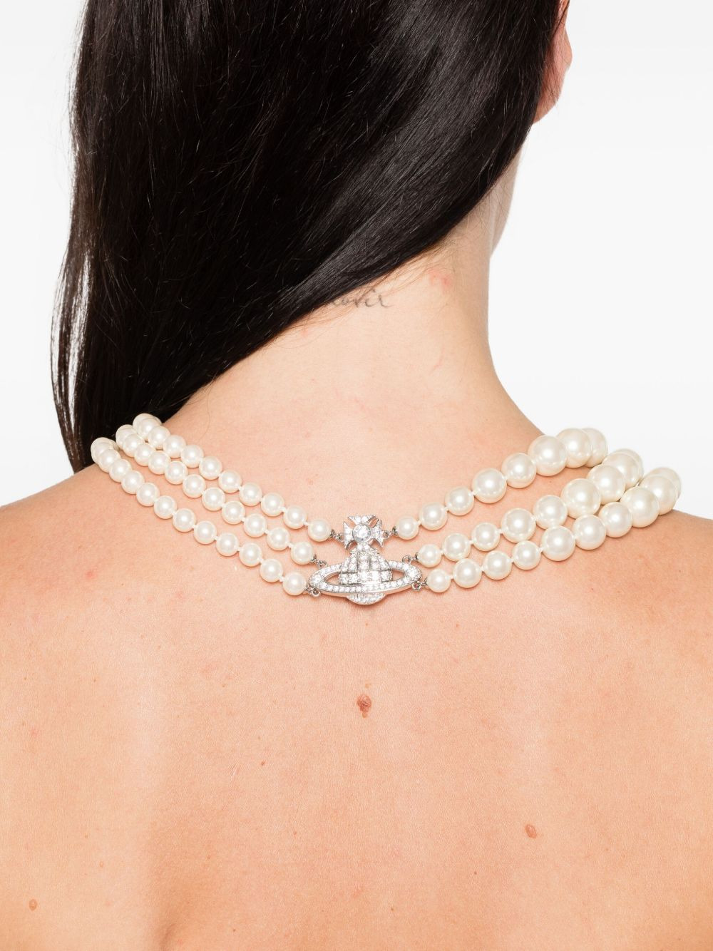 Orb faux-pearl necklace - 2