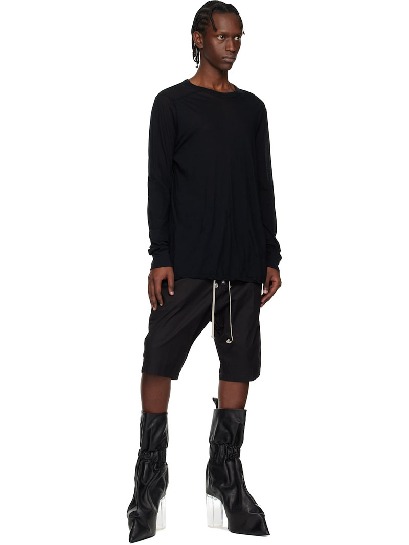 Rick Owens Black Temple Tied Taquito Boots outlook