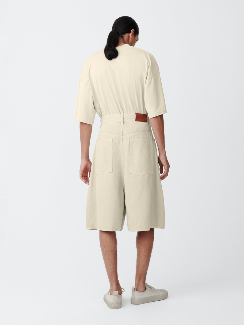 Reverse Denim Shorts 4