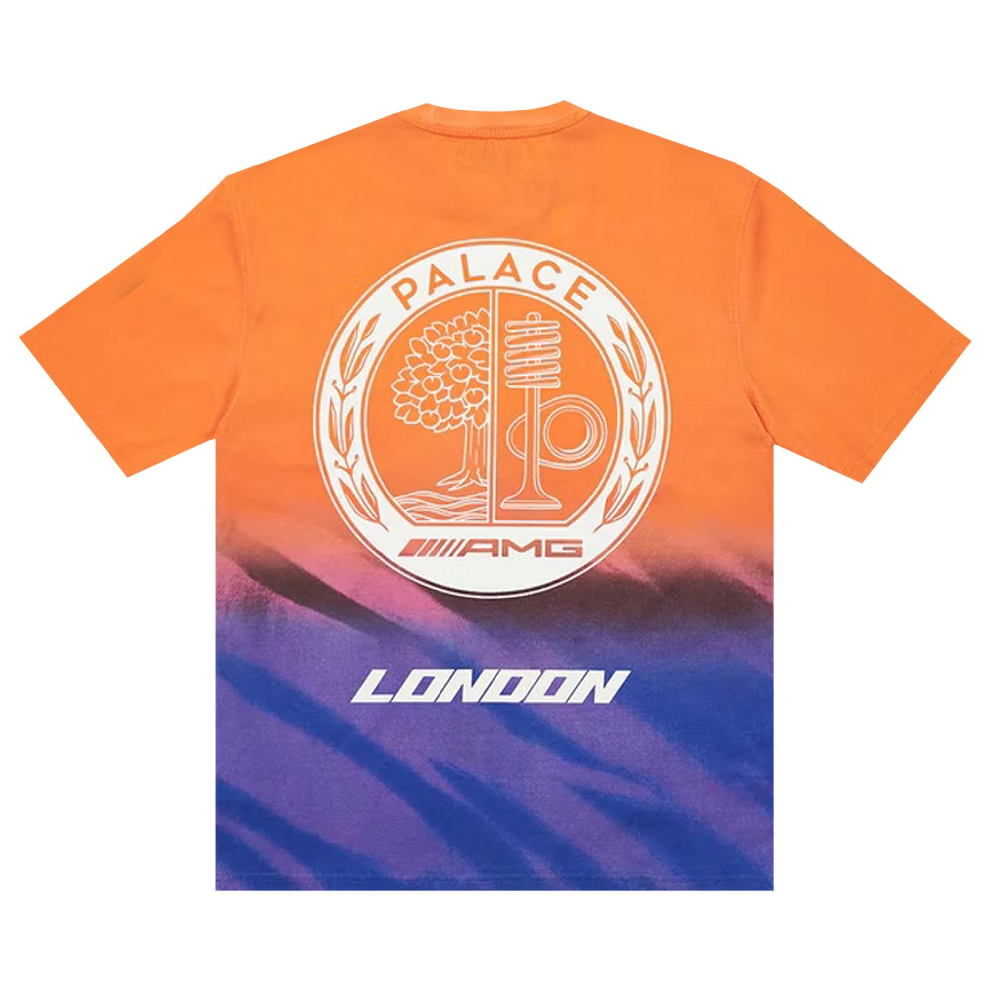 Palace x AMG 2.0 London T-Shirt 'Orange/Purple' - 2