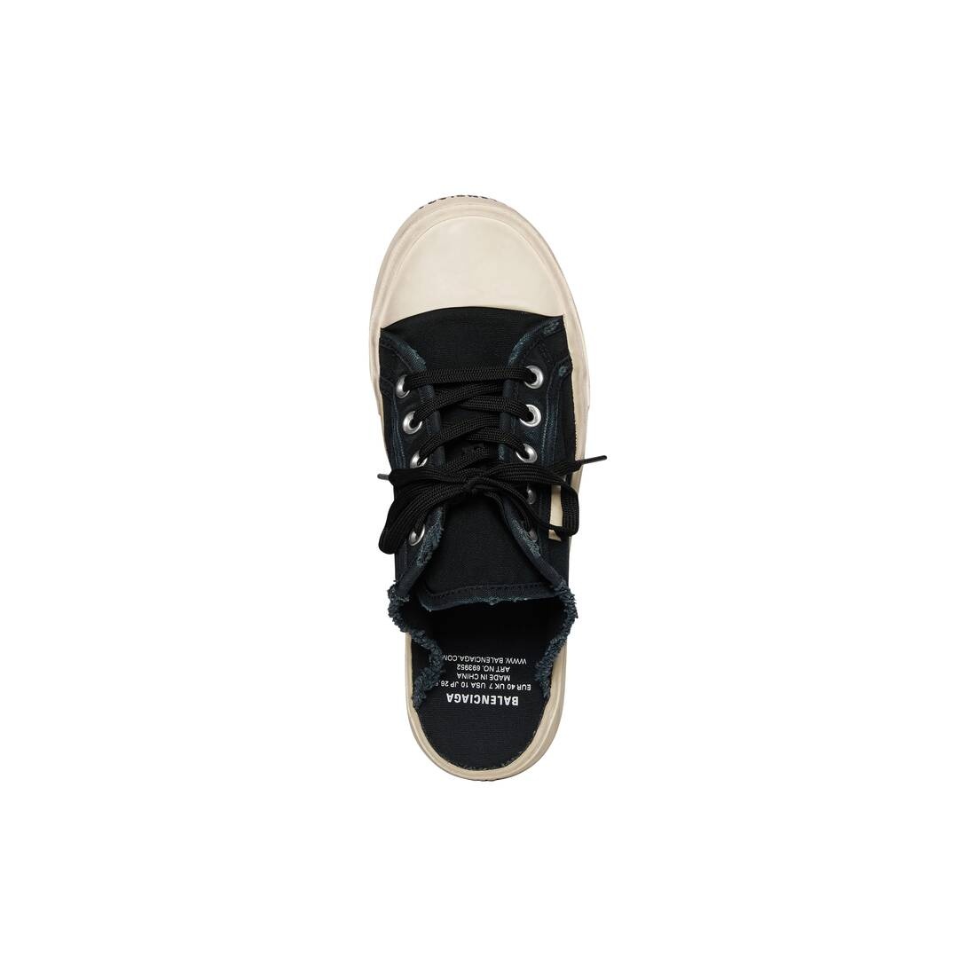 Women's Paris Sneaker Mule in Black - 6