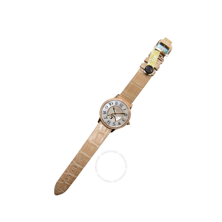 Jaeger LeCoultre Rendez-vous Joaillerie Mother of Pearl Dial 18K Pink Gold Diamond Ladies Watch Q343 - 2