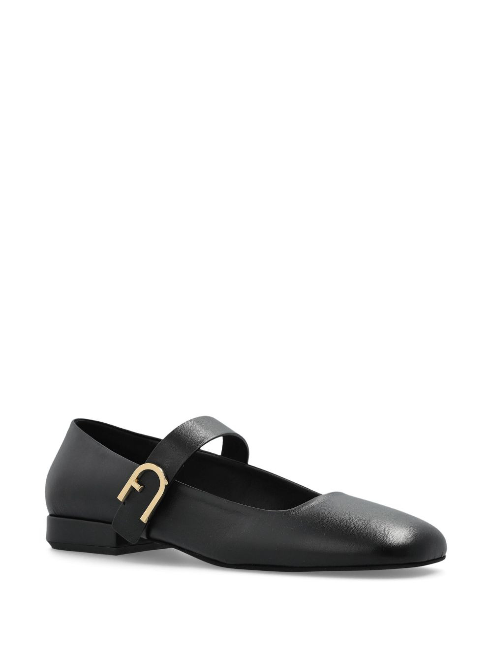 buckle-strap ballets shoes - 2