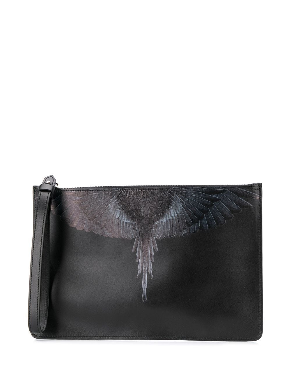 wings-print clutch bag - 1