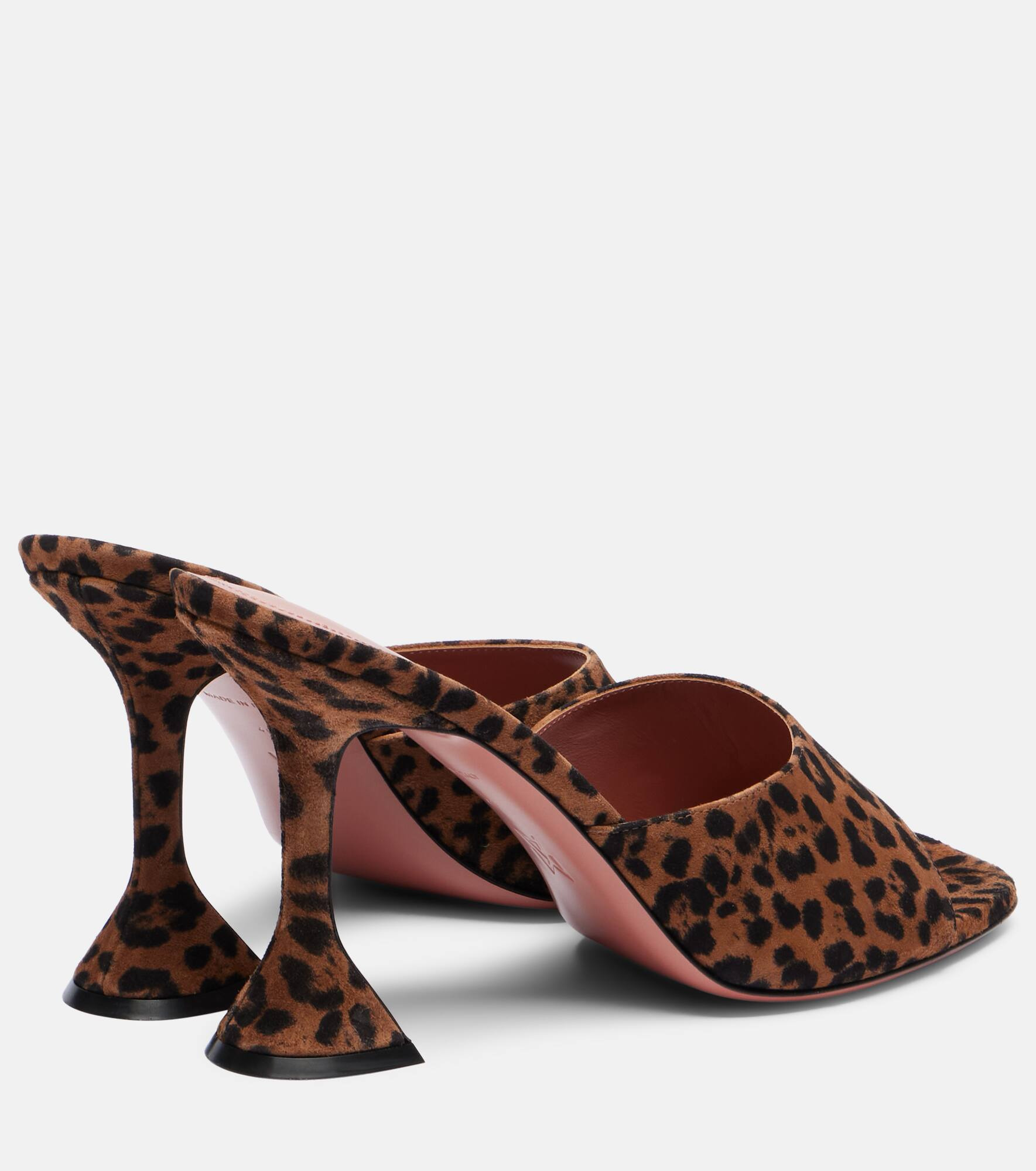 Lupita leopard-print 95 suede mules - 2