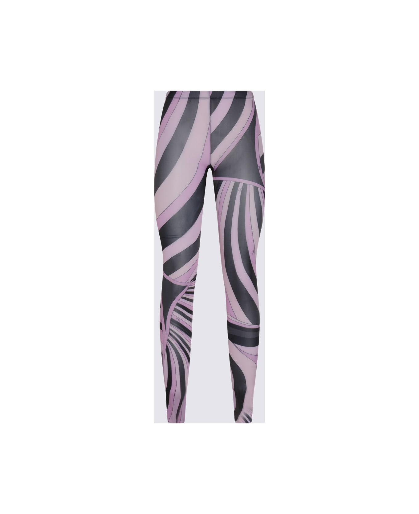Pink And Black Silk Socks - 3