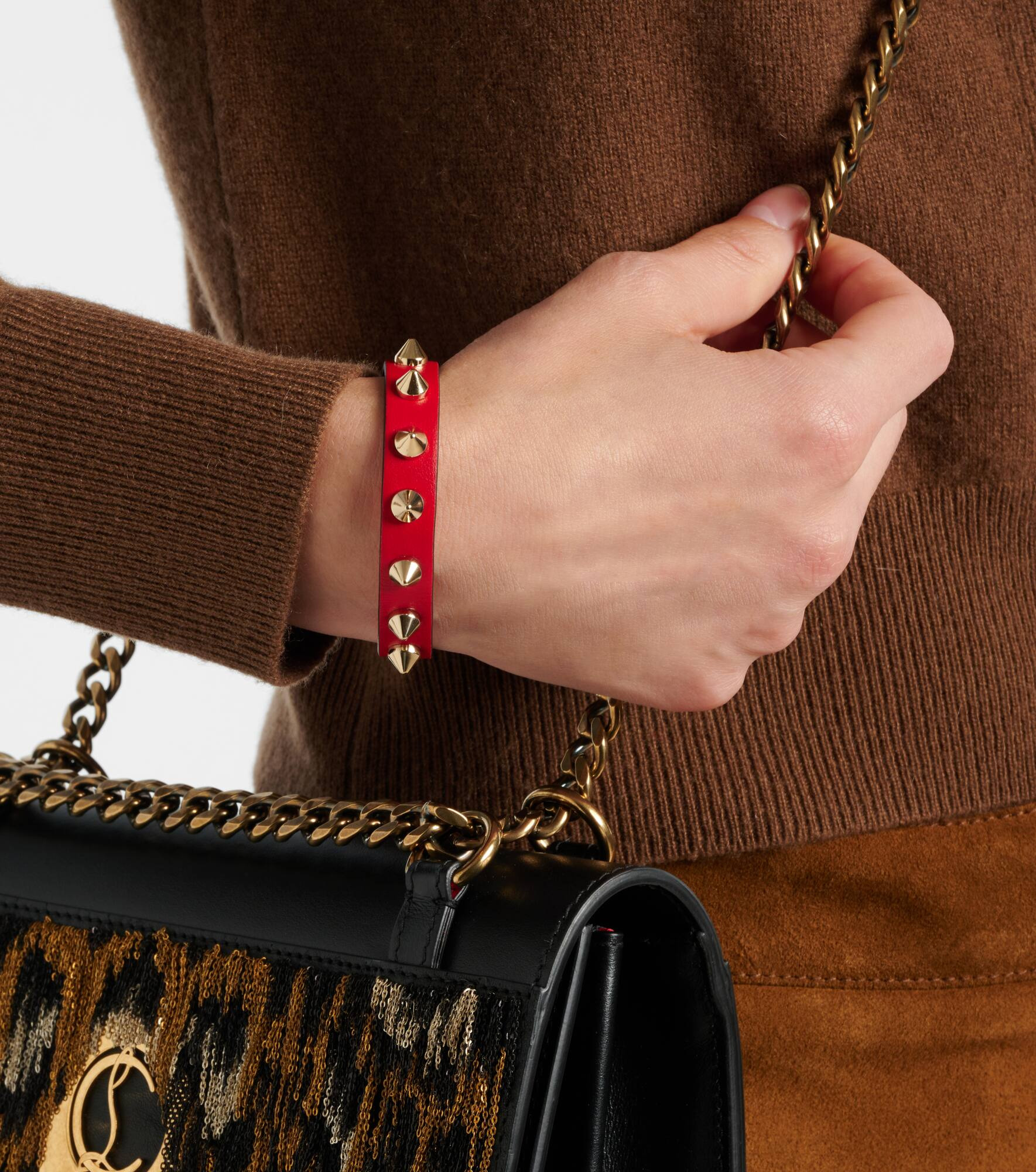 Loubilink leather bracelet - 3