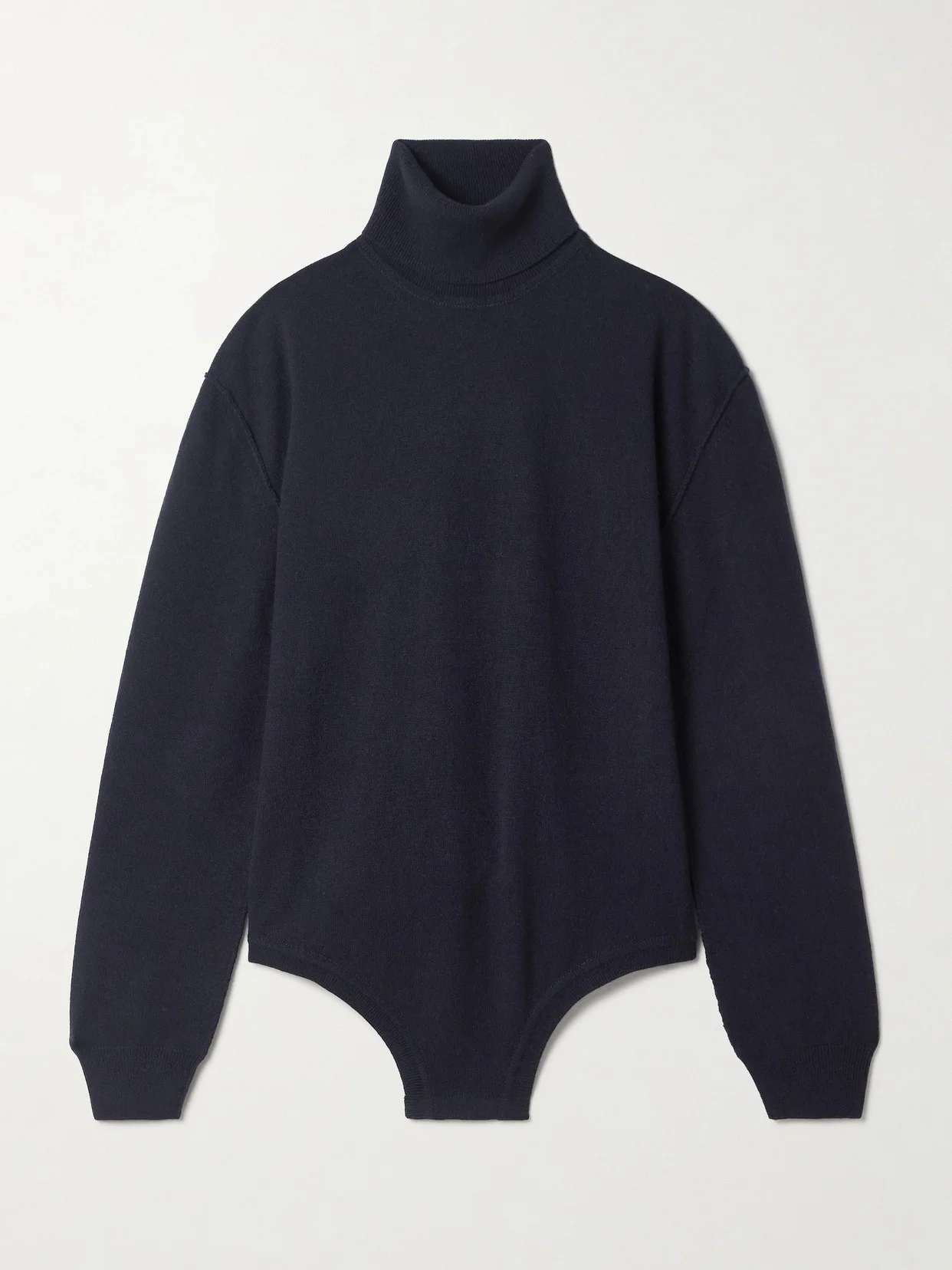 Wool And Cashmere-blend Turtleneck Bodysuit - 1