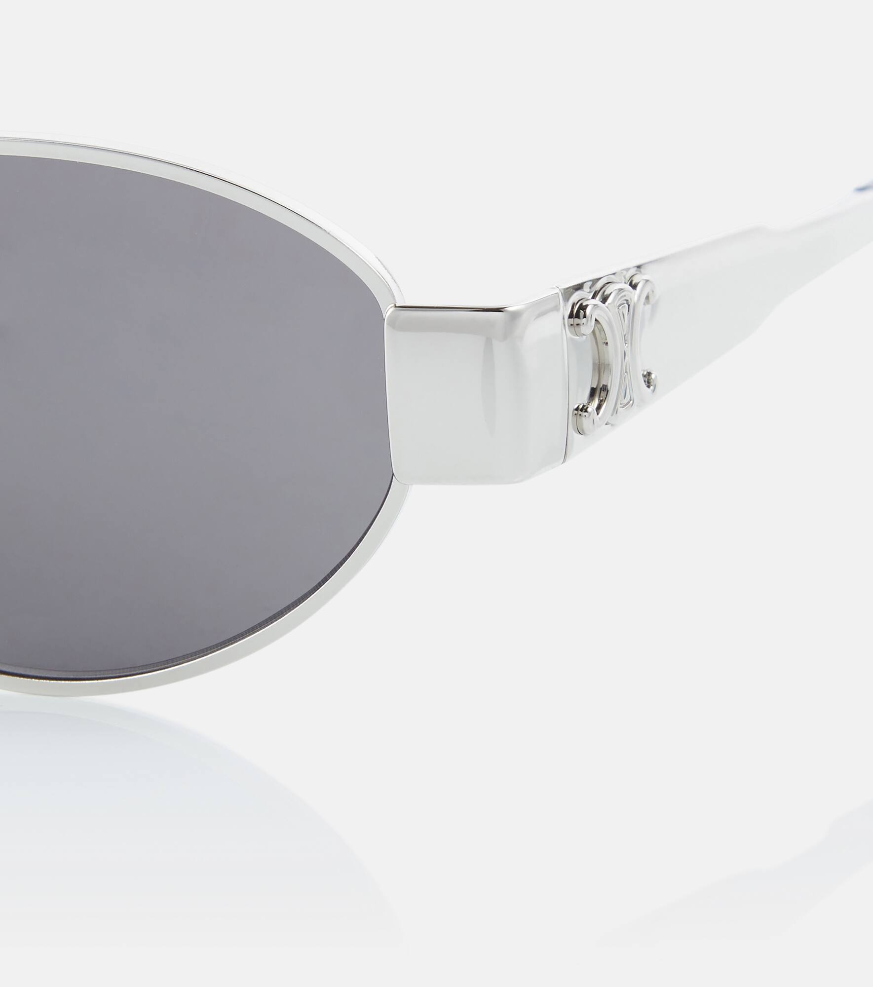 Triomphe oval metal sunglasses - 2
