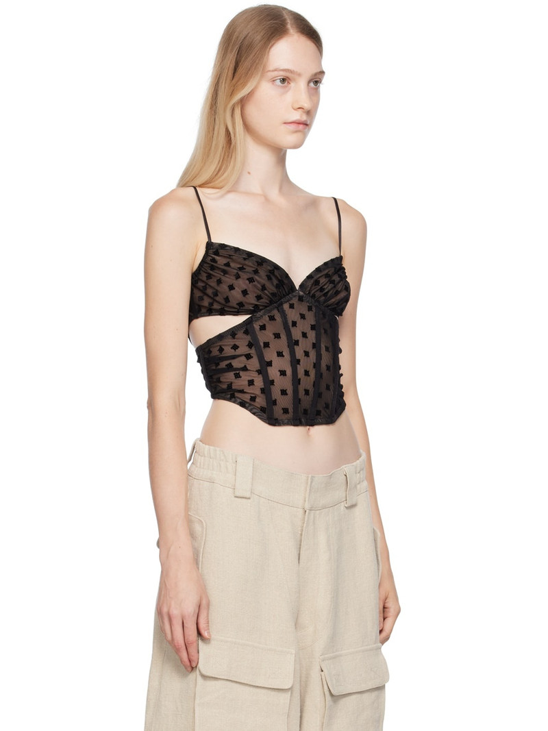 Black Monogram Corset 2