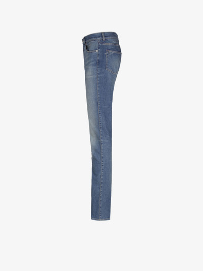 Givenchy GIVENCHY PARIS slim fit jeans with stamp outlook