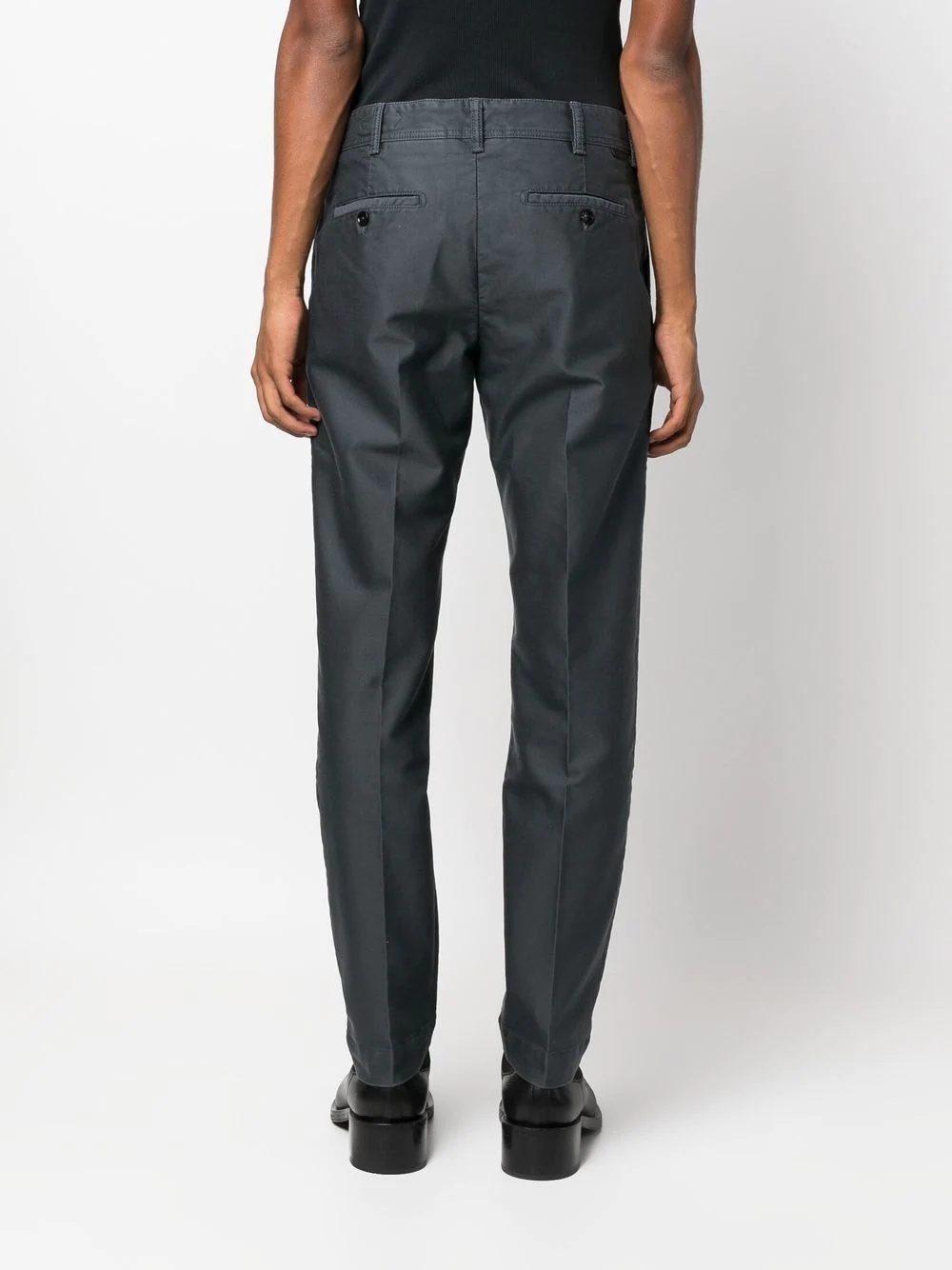 straight-leg tailored trousers - 4