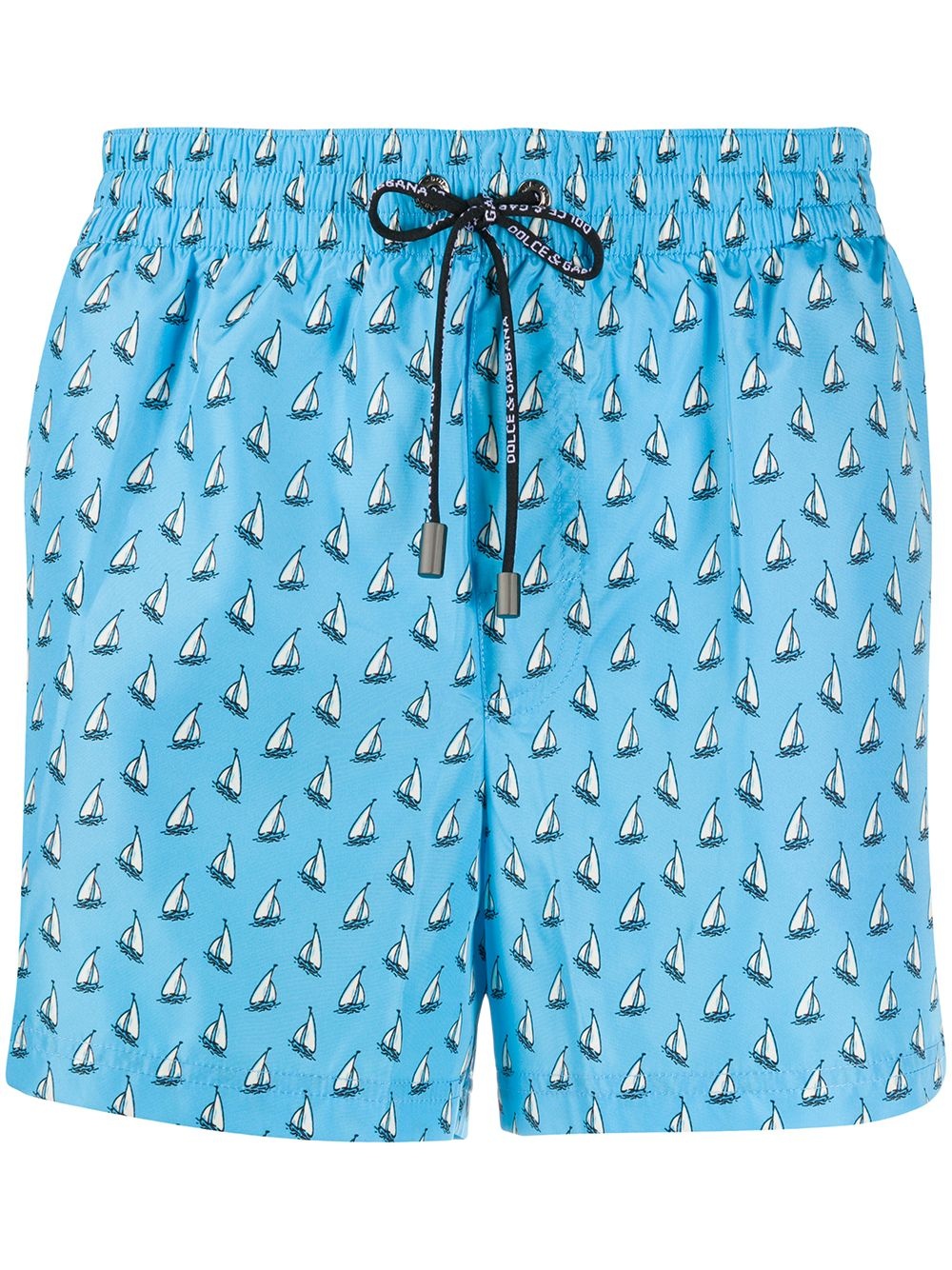 sail boat print swimming shorts - 1