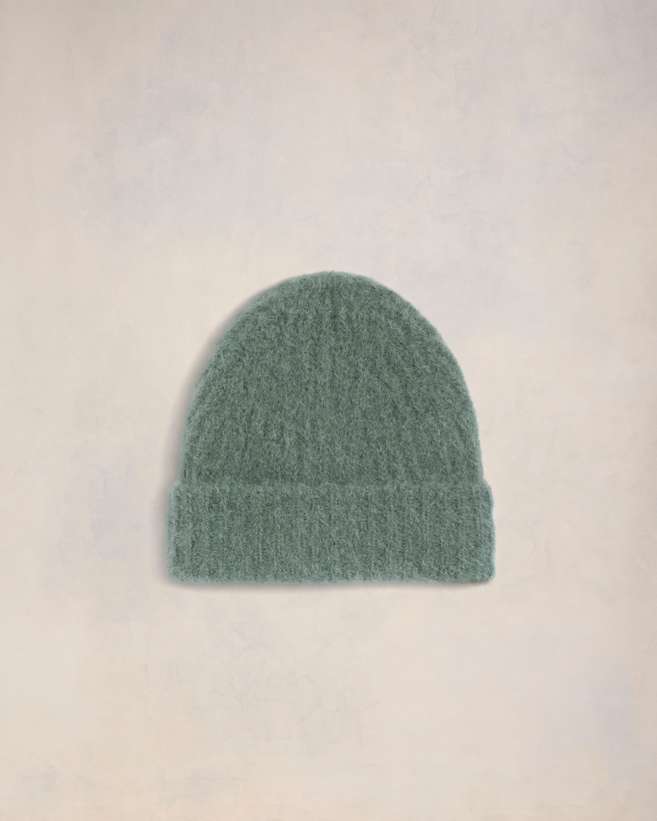 ALPACA MOHAIR RIBBED BEANIE - 6