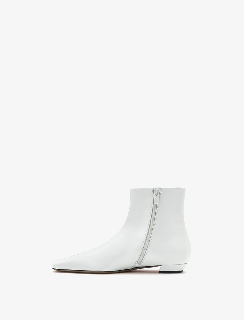 Proenza Schouler Trap Flat Ankle Boots in Spazzolato Leather outlook