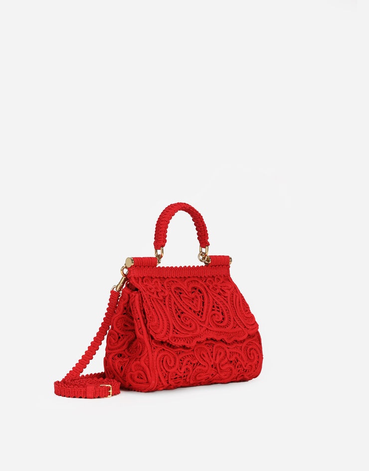 Small cordonetto lace Sicily bag - 3