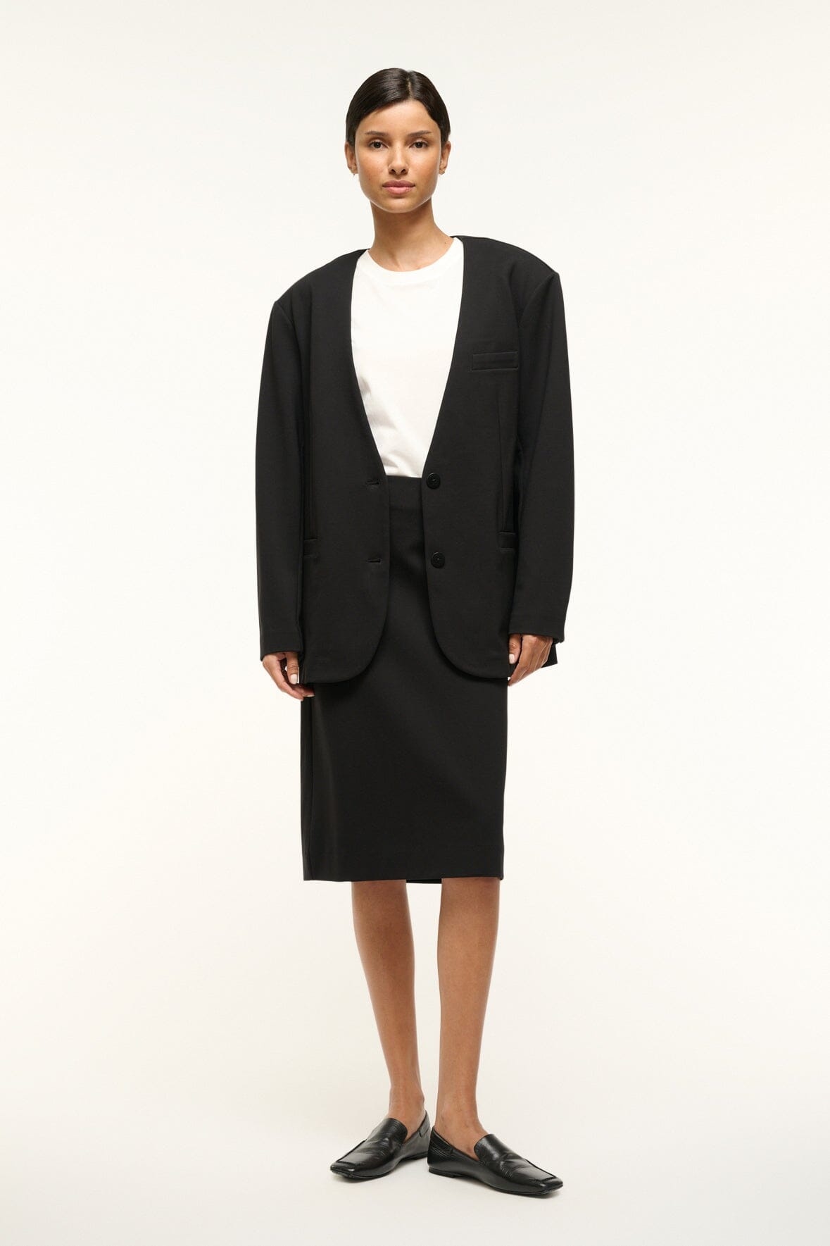 STAUD BLAKE BLAZER BLACK - 6
