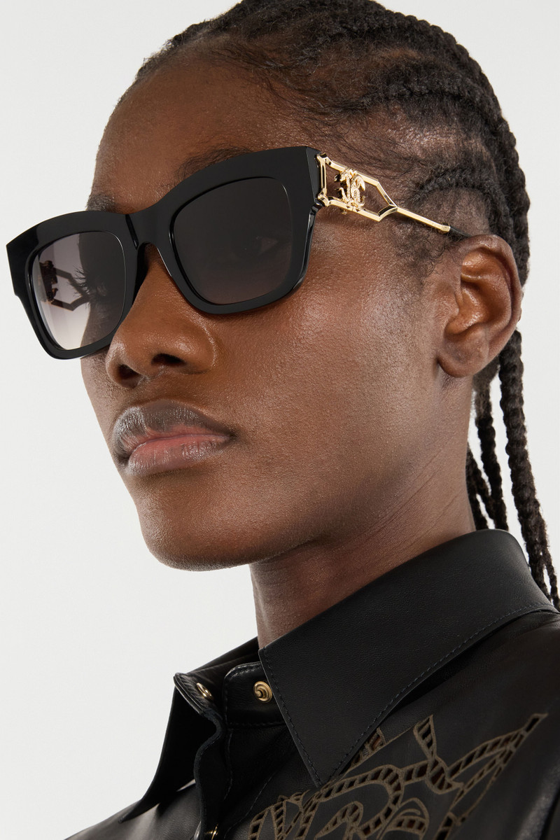 Roberto Cavalli Metal and acetate combination sunglasses outlook