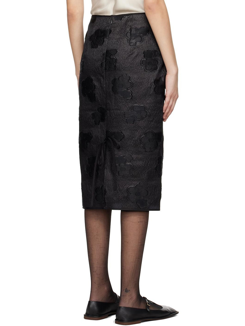 Black Allegra Midi Skirt 3