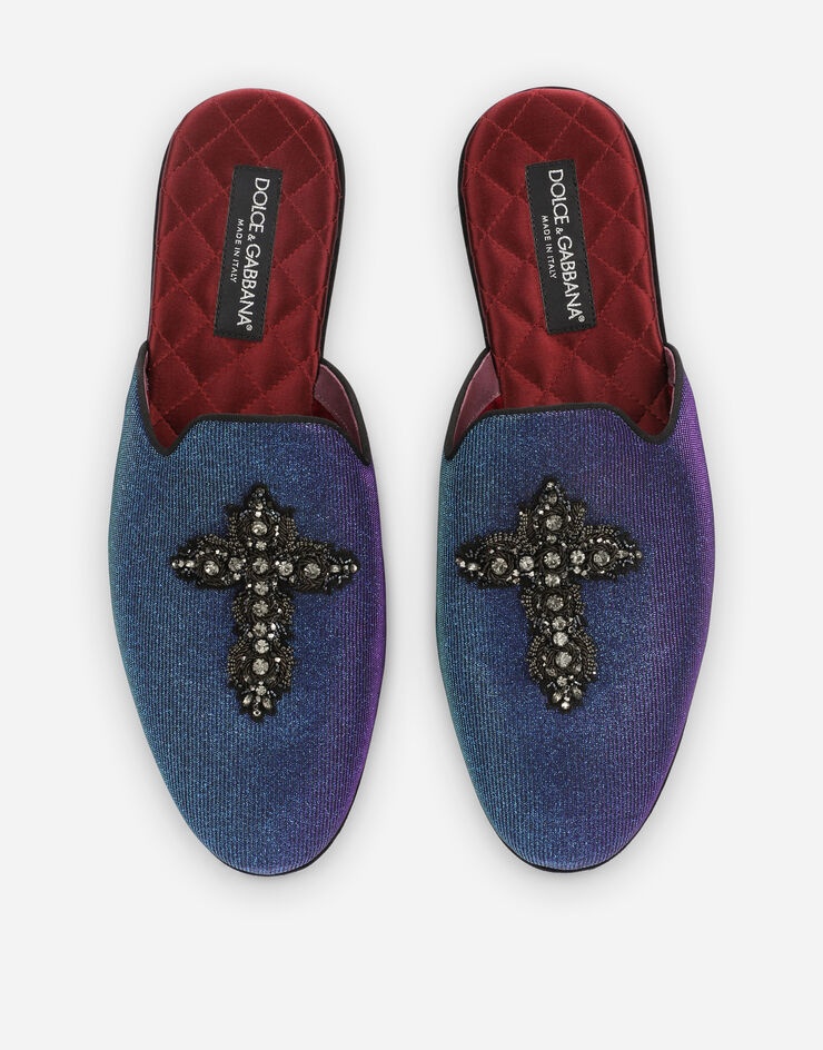 Slippers with cross patch - 4